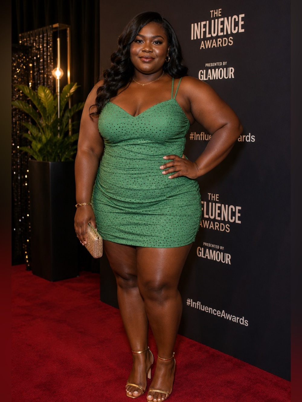 Dancing Queen Green Mini Dress